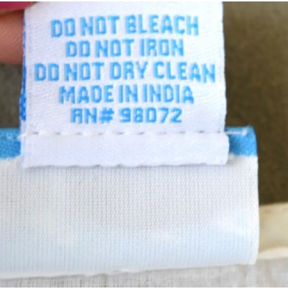 Soaked White/Multi boho embroidered bell sleeve V-neck crocheted  cover … - Picture 5 of 8